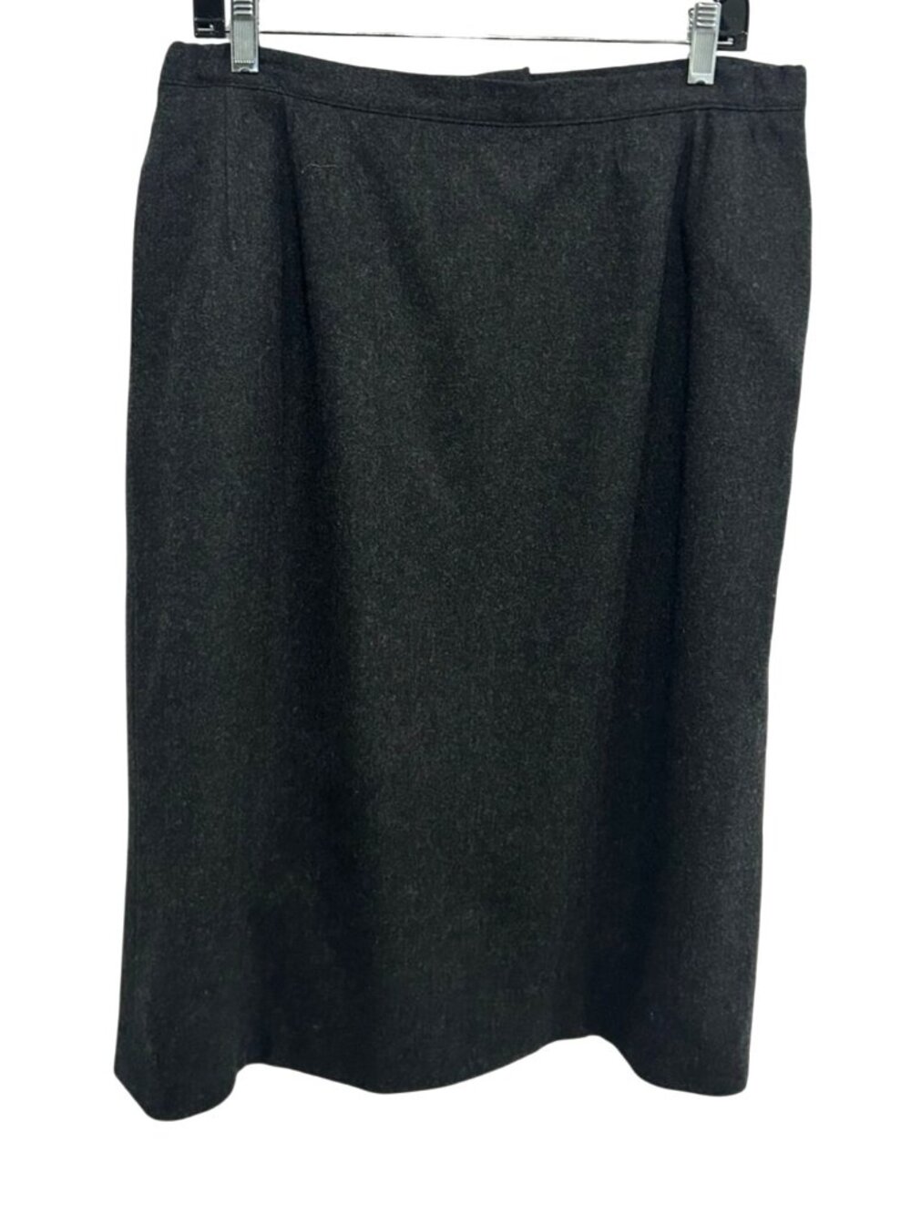 Pendleton 20W Charcoal Gray Wool Lined Pencil Skirt Old Money Dark Romantic